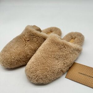 Australia Luxe Collective Men's Beige Tan Slipper Slide Mule NWT size 11
